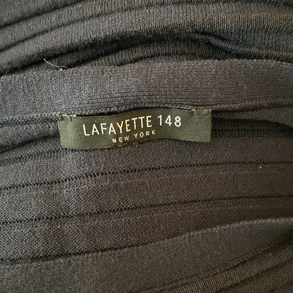 Lafayette 148 Ribbed Shift Dress - Picture 7 of 8